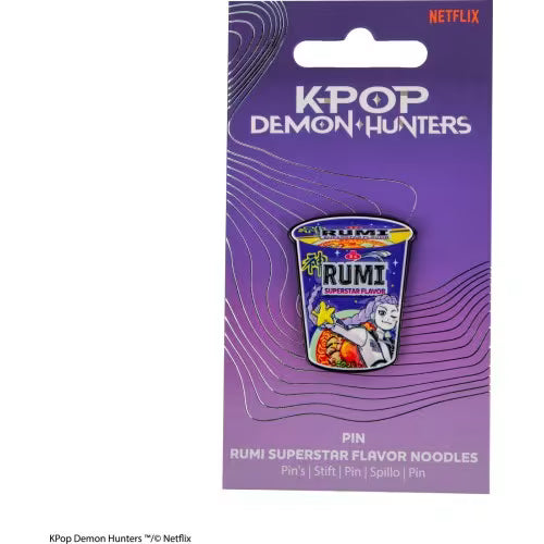 Cinereplicas: K-Pop Demon Hunters - Rumi Superstar Flavor Noodles Pin