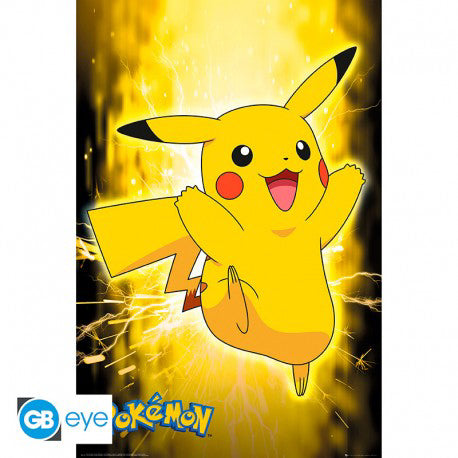 Abysse: Pokemon - Pikachu Neon Maxi Poster (91.5X61)