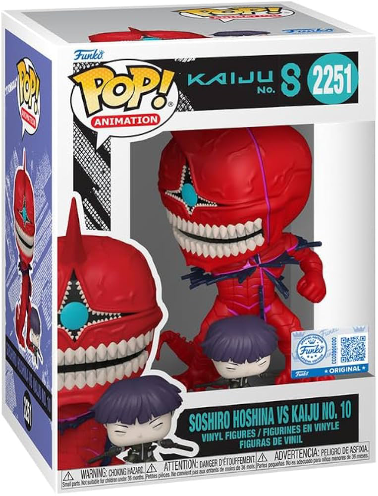 Funko Pop! Animation: Kaiju No. 8 - Soshiro Hoshina vs Kaiju No. 10(S.E.) #2251