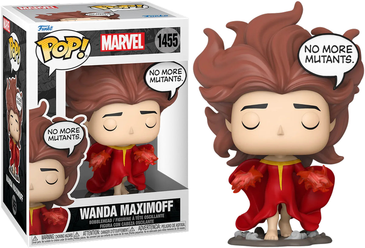 Funko Pop! Comics: Marvel - Wanda Maximoff (No More Mutants) #1455 Bobble-Head