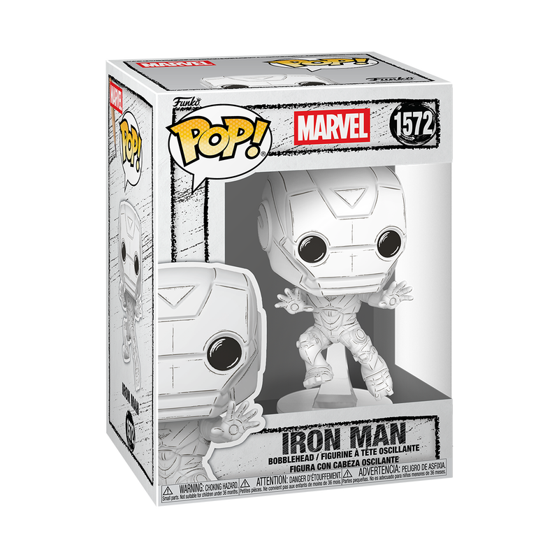 Funko Pop! Marvel: Iron Man - Iron Man (Sketched) #1572 Bobble-Head