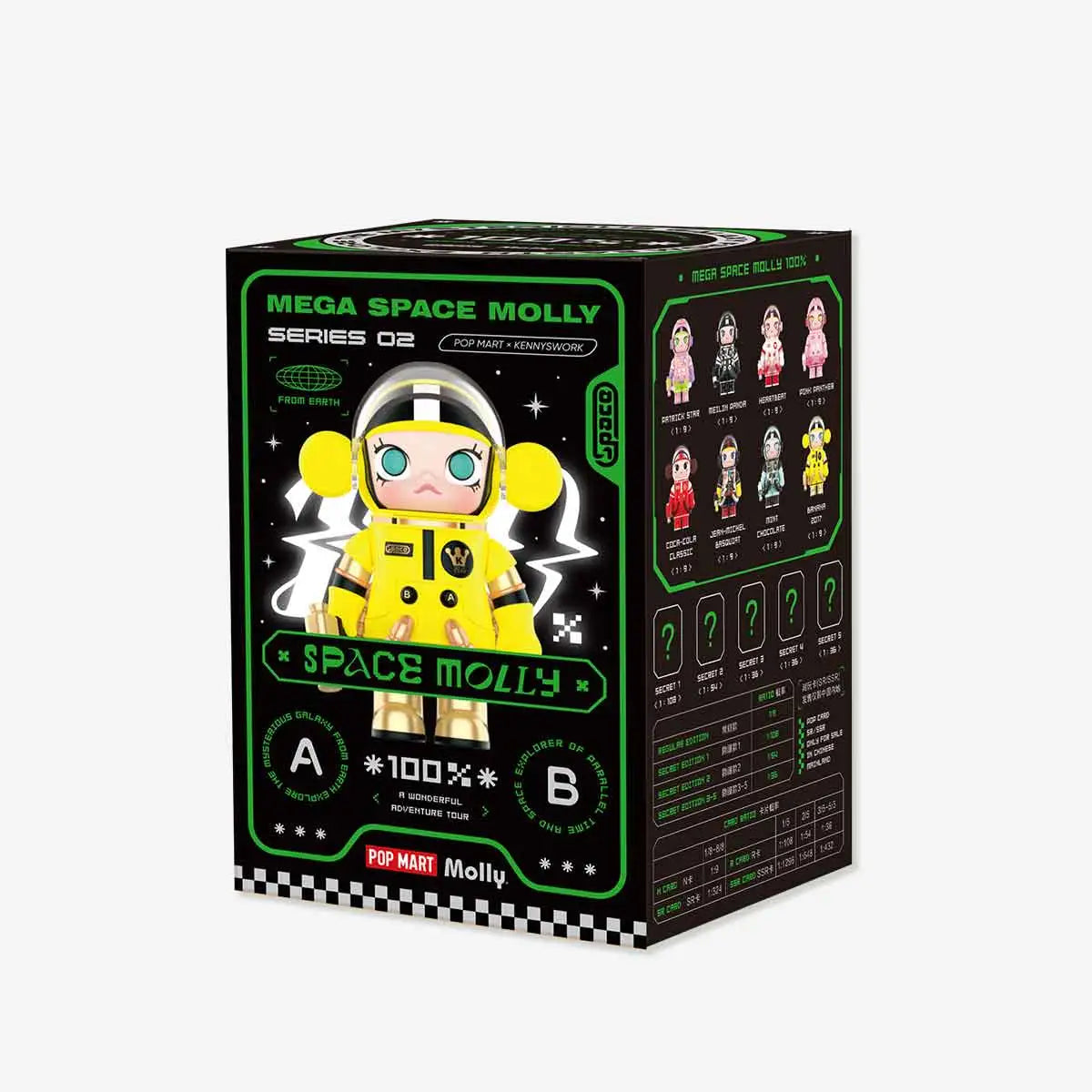 1 x Blind Box - POP MART - MEGA SPACE MOLLY 100% Series 2- B
