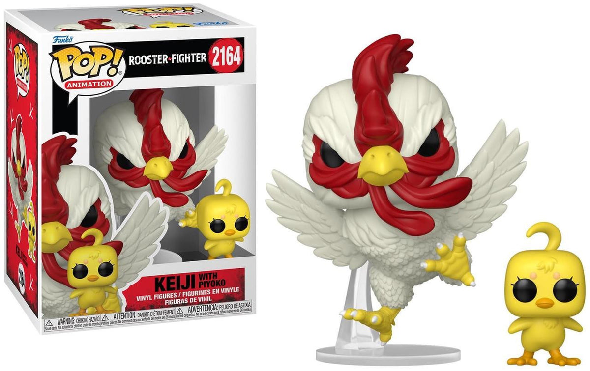 Funko Pop! Animation: Rooster Fighter - Keiji with Piyoko #2164