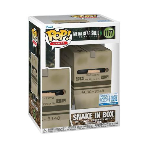 Funko Pop! Games: Metal Gear Solid - Snake Eater - Snake in Box(S.E.) #1177