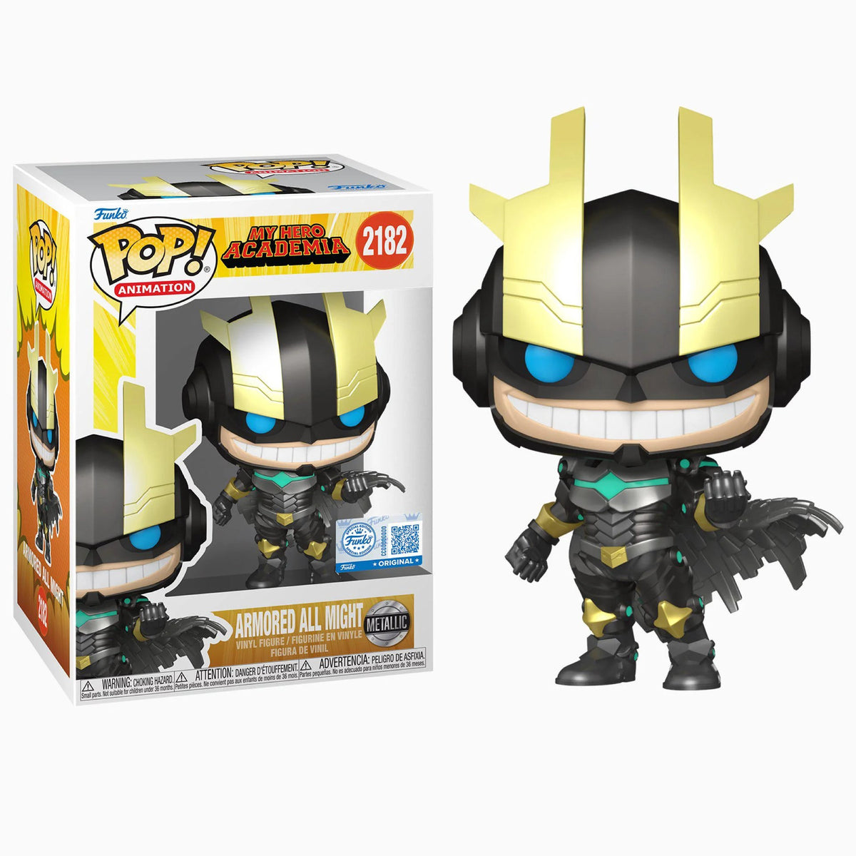 Funko Pop! My Hero Academia - Armored All Might (Metallic)(S.E.) #2182