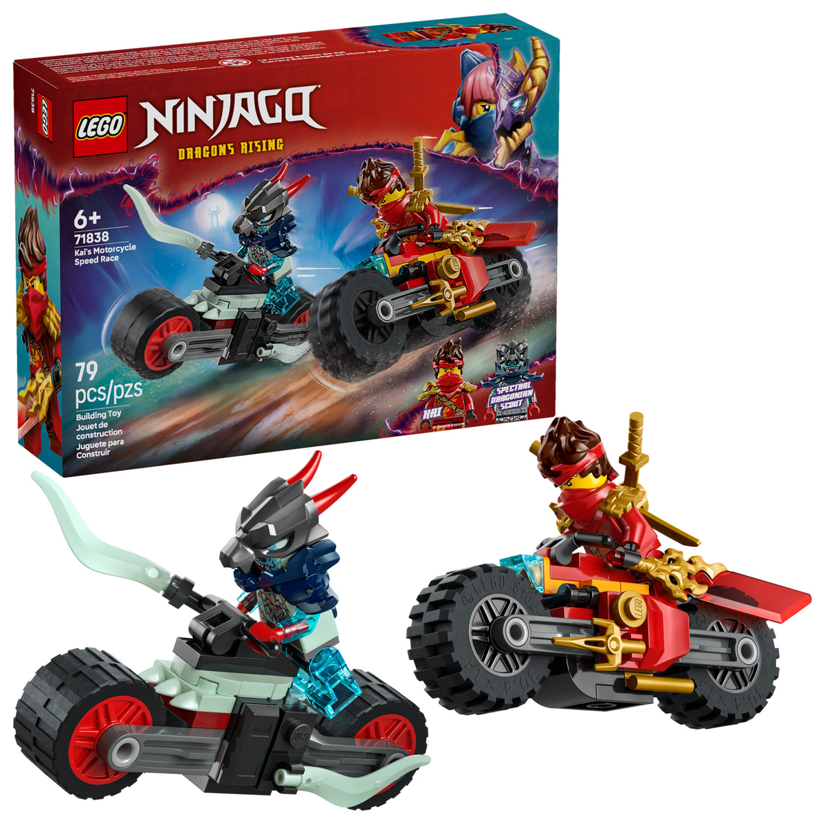 LEGO NINJAGO : Kai’s Motorcycle Speed Race (71838)
