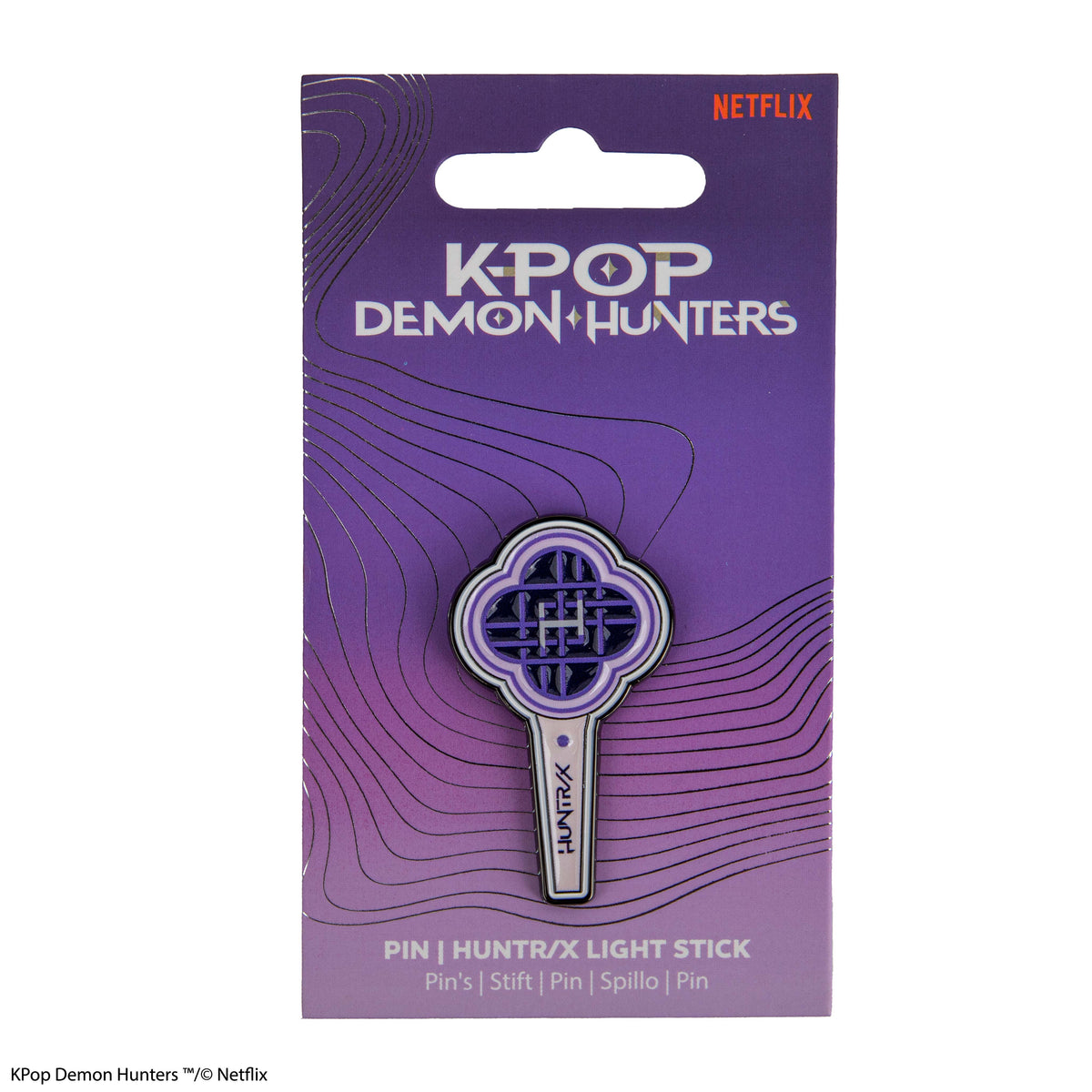 Cinereplicas: K-Pop Demon Hunters - HUNTR/X Light Stick Pin