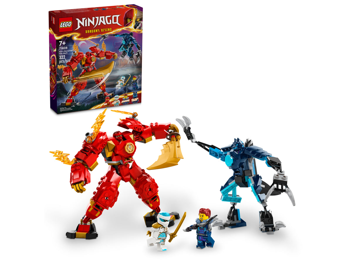 LEGO NINJAGO : Kai’s Elemental Fire Mech Toy (71808)