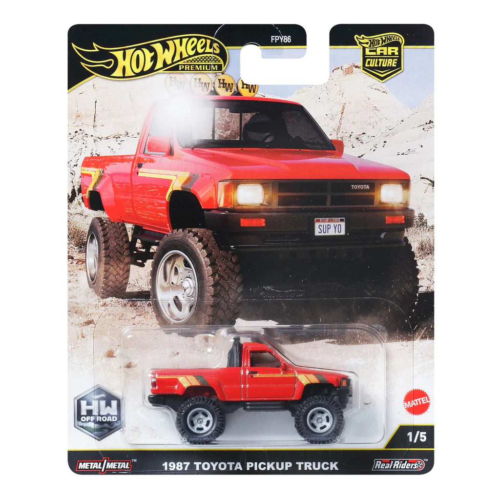 Hot Wheels Premium Car Culture: '87 Toyota Pickup Truck (JBK73)