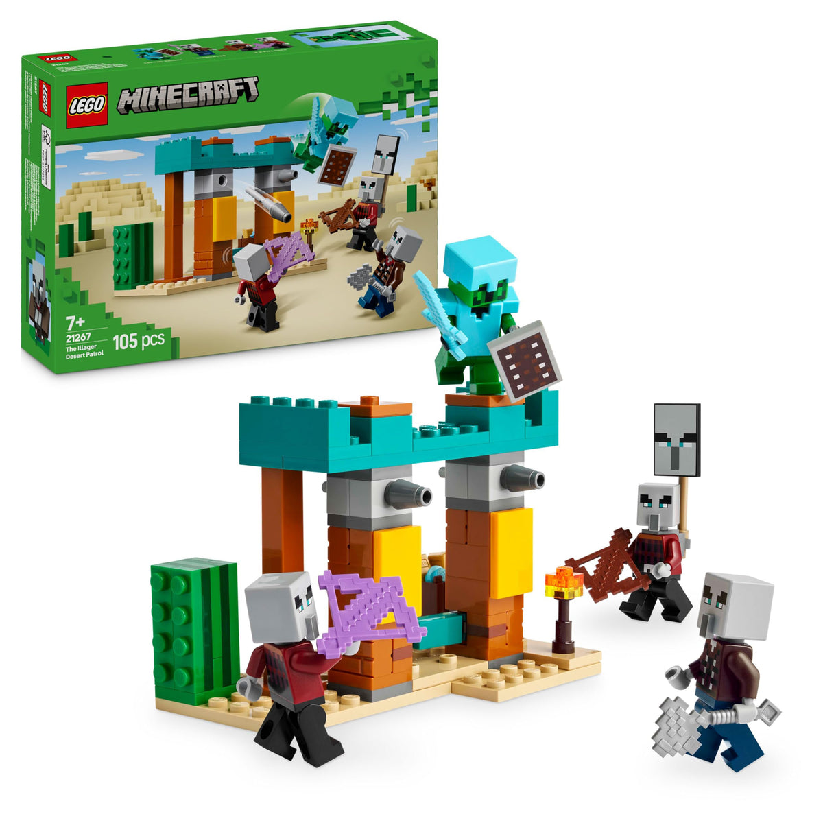 LEGO Minecraft : The Illager Desert Patrol (21267)