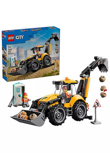 LEGO City Yellow Backhoe Loader (60480)