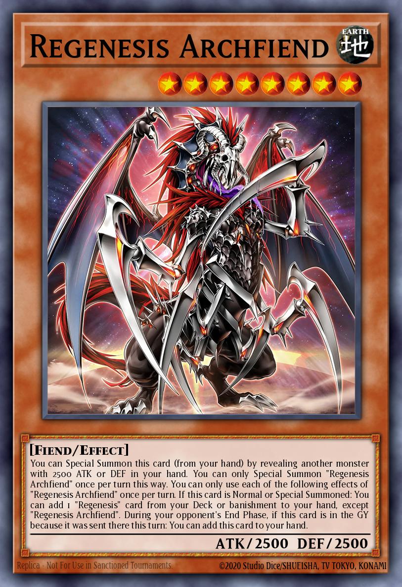 Regenesis Archfiend (MAMO-EN060) (Ultra Rare)