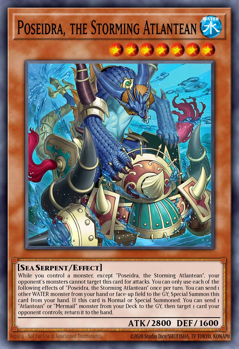 Poseidra, the Storming Atlantean (MAMO-EN055) (Ultra Rare)