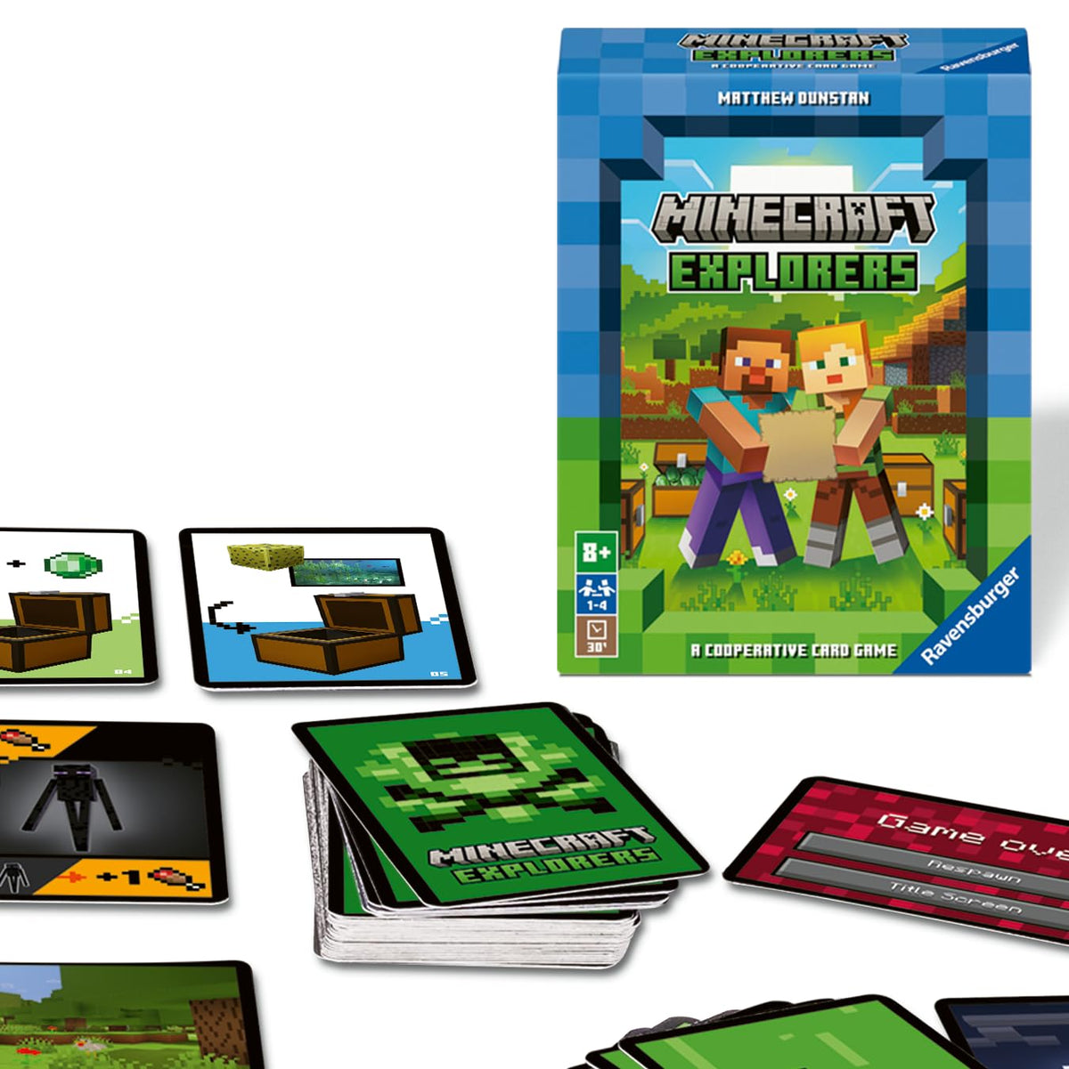 Ravensburger Board Game: Minecraft Explorers - A Cooperative Card Game