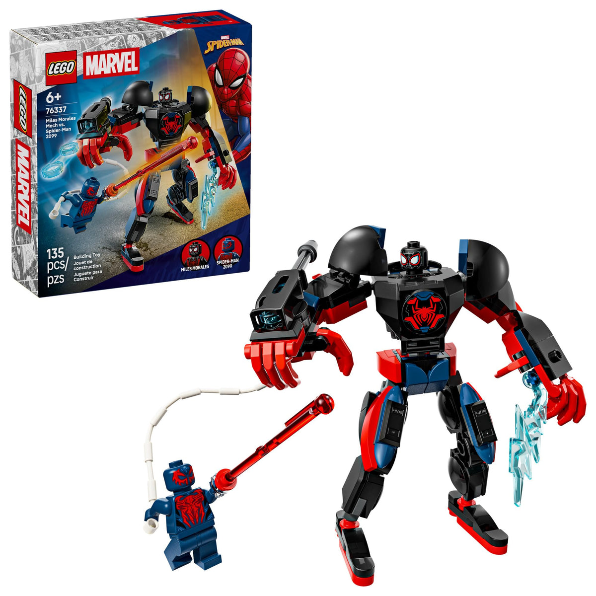 LEGO Marvel: Miles Morales Mech vs. Spider-Man 2099 (76337)