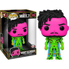 Funko Pop! Marvel Jumbo: Infinity Killmonger(Blacklight) (S. Ed) #1058(10")