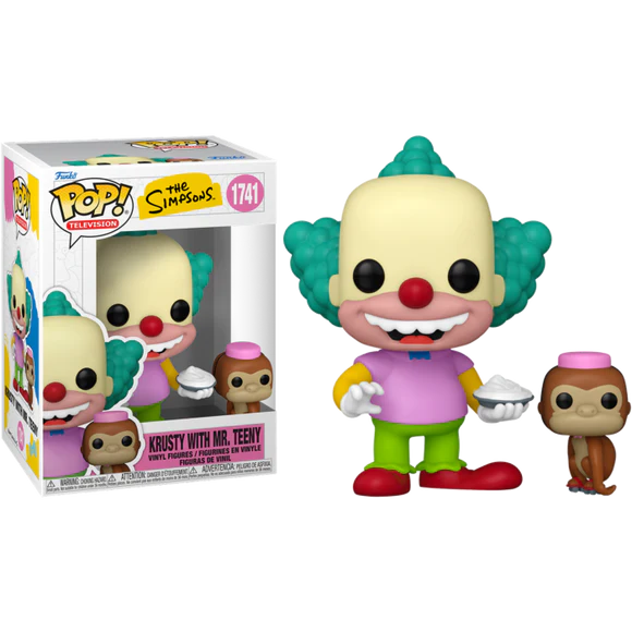 Funko Pop! Television: The Simpsons - Krusty with Mr.Teeny #1741 Vinyl Figures