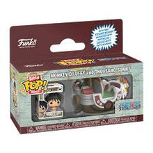 Funko Bitty Pop! Rides: One Piece - Monkey D. Luffy and Thousand Sunny