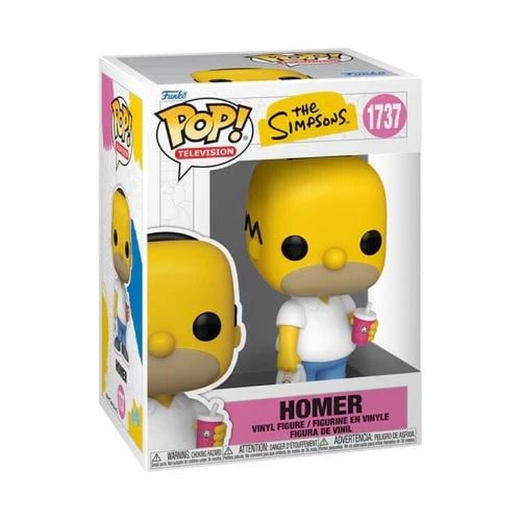 Funko Pop! Television: The Simpsons - Homer (Krusty Burger) #1737 Vinyl Figure