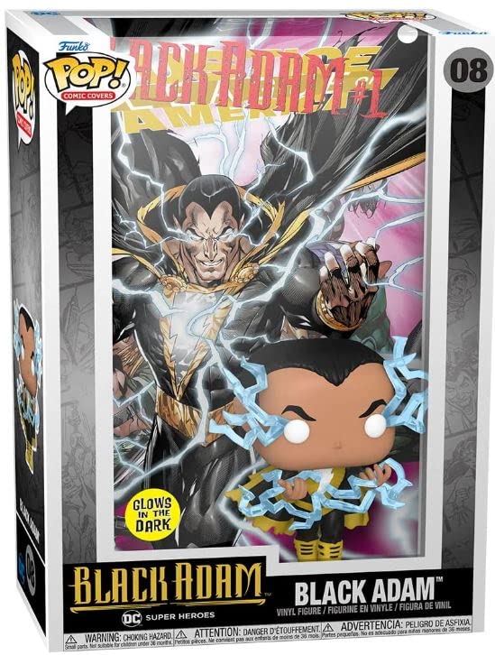 Funko Pop! Comic Covers: DC Heroes Black Adam  - Black Adam (Glows Dark) #08