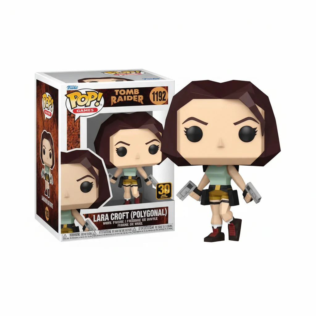 Funko Pop! Games: Tomb Raider - Lara Croft (Polygonal) #1192