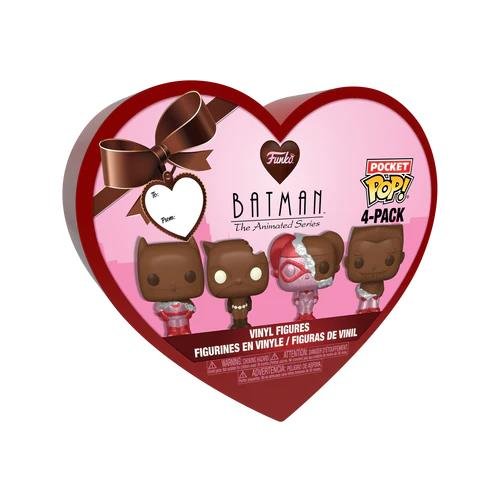 Funko Pocket POP! DC Valentines Box 4 Pack - Batman (Chocolate)