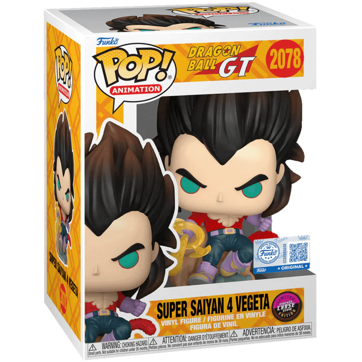 CHASE - Funko Pop! Animation: Dragon Ball GT - Super Saiyan 4 Vegeta - #2078