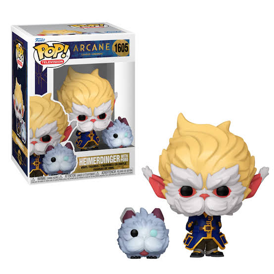 Funko Pop! Television: Arcane LoL S1 - Heimerdinger with Poro #1605