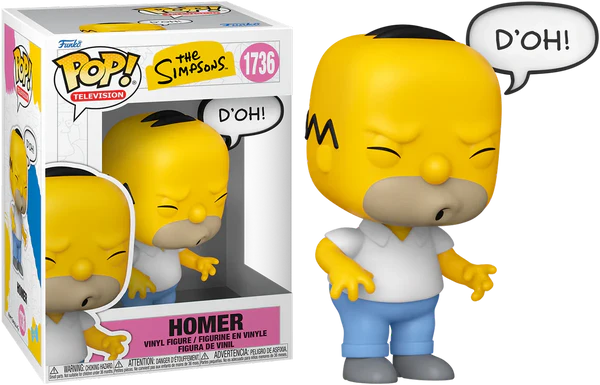 Funko Pop! Television: The Simpsons - Homer #1736 Vinyl Figure
