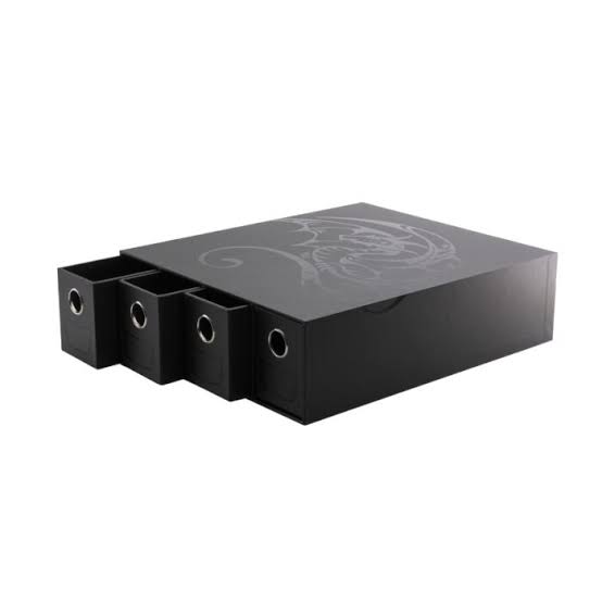 Dragon Shield - Fortress 4-Card Drawers Horizontal Black