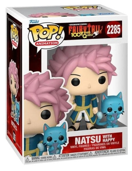Funko Pop! Animation: Fairy Tail -100 Years Quest - Natsu with Happy #2285