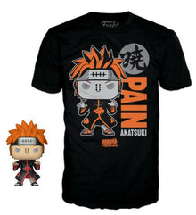 Funko Pop! & Tees (Size XL ): Naruto Shippuden - Pain (PU/Glows in the Dark)