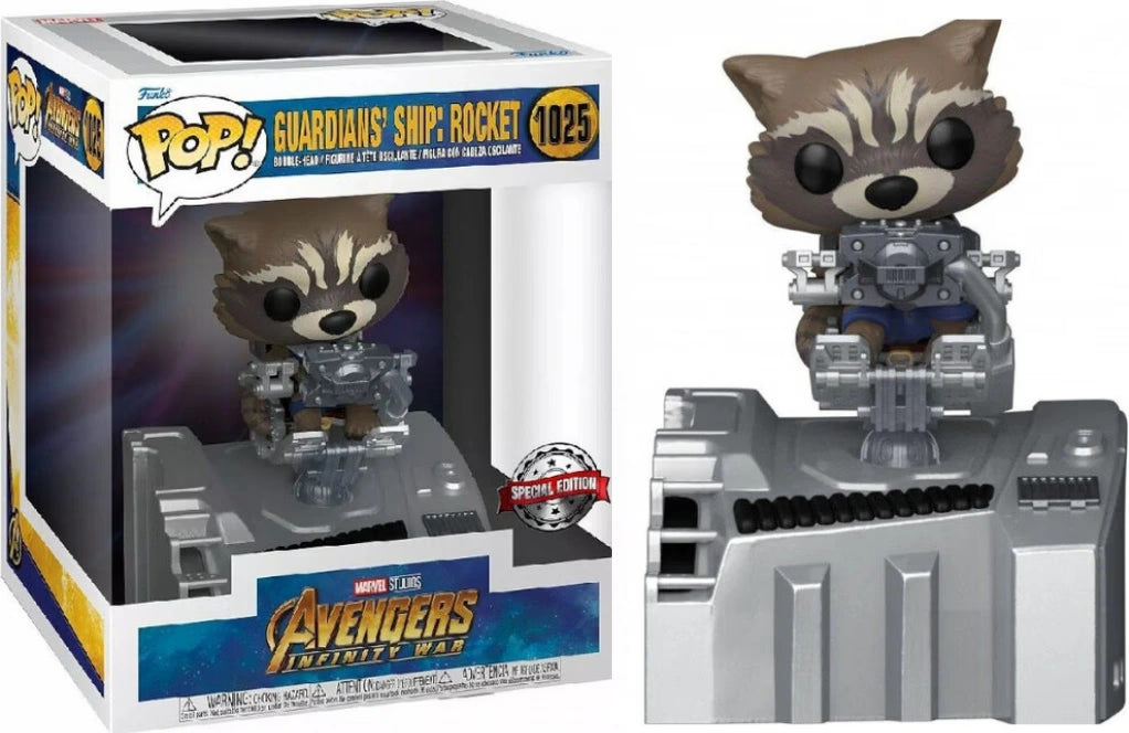 Funko Pop! Deluxe: Marvel Infinity War - Guardians' Ship: Rocket (SE) #1025