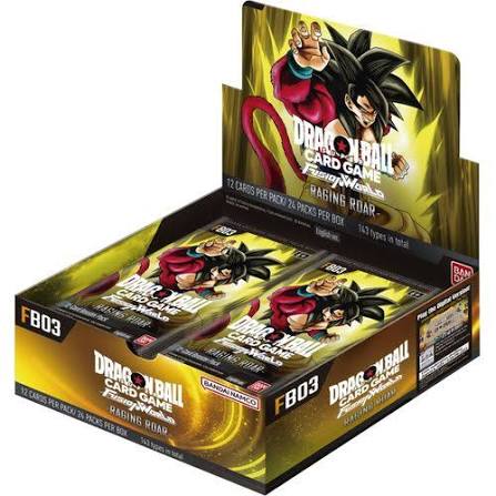 Dragon Ball Super Fusion World: FB03 Raging Roar - Booster Box (x24 Packs)