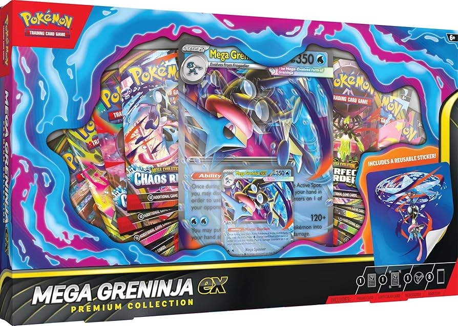 Mega Greninja ex Premium Collection (x8 packs inside)