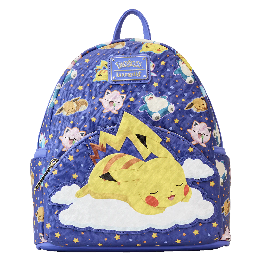 Loungefly Pokemon: Sleeping Pikachu And Friends Mini Backpack