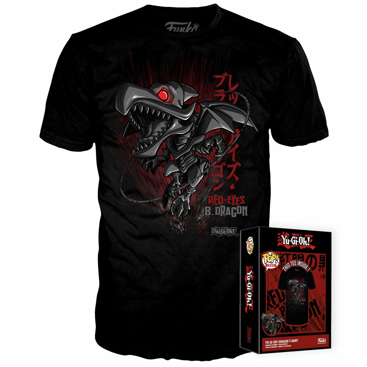 Funko Boxed Tee: Yu-Gi-Oh! - Red Eyes B. Dragon (M)