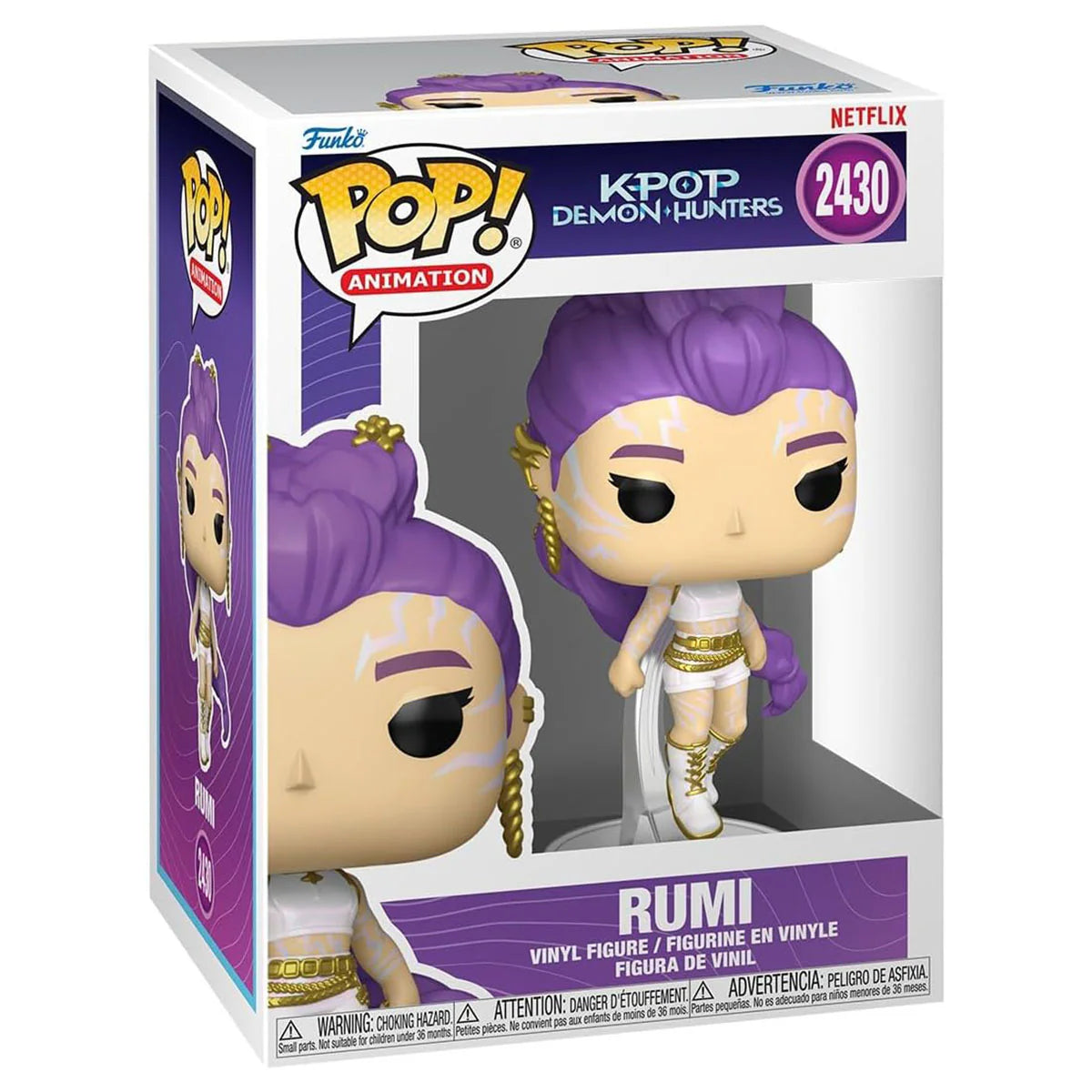Funko Pop! Animation: K-Pop Demon Hunters - Rumi (Glows in The Dark*) #2430