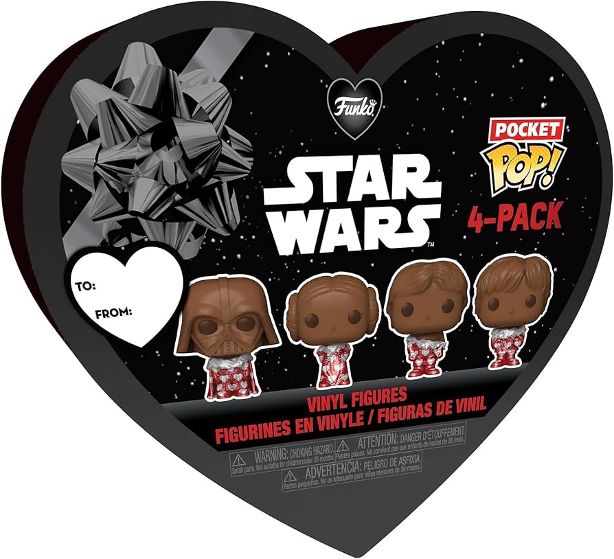 Funko Pocket POP: Star Wars Valentines Box 4-Pack (Chocolate)