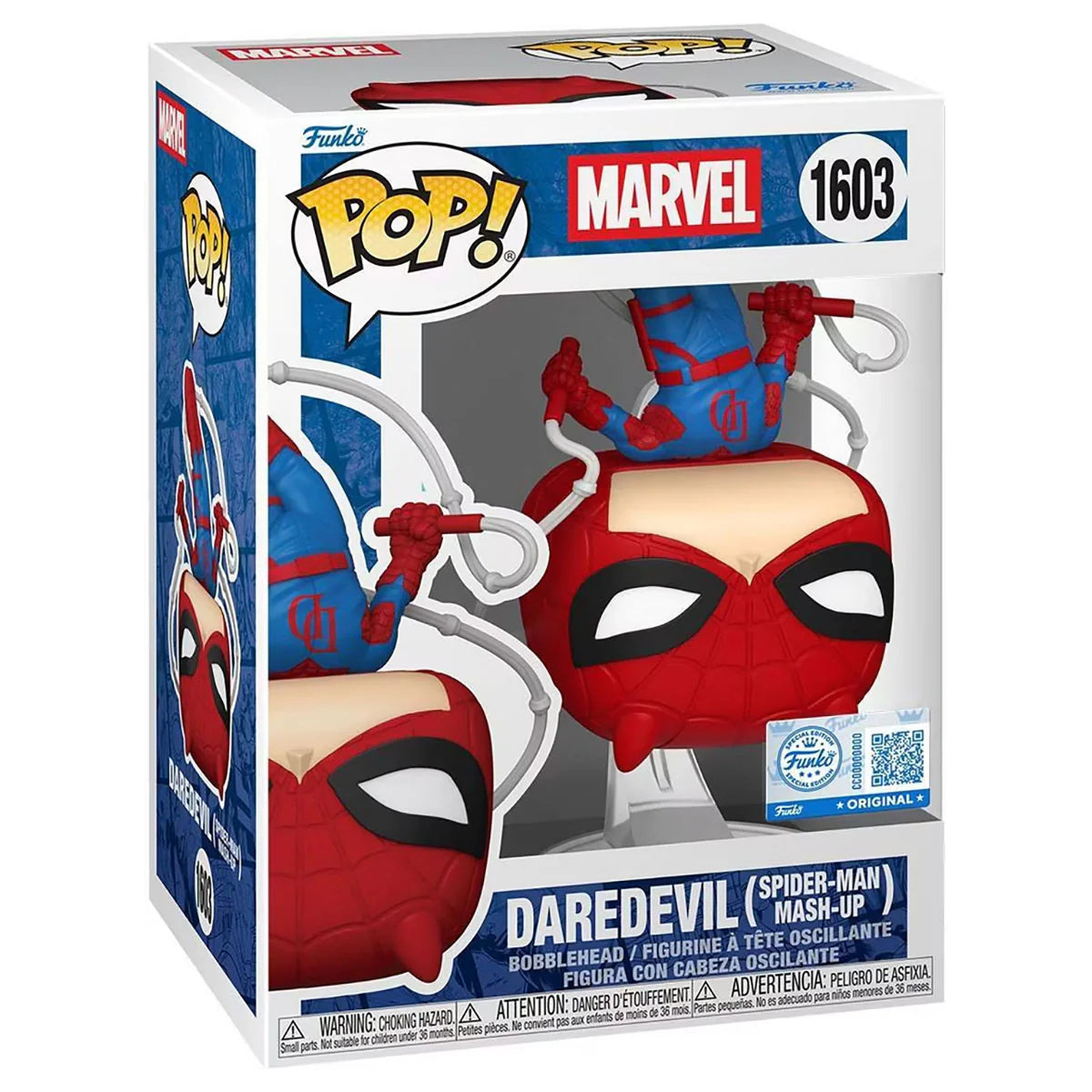 Funko Pop!: Marvel - Daredevil (Spider-Man Mash-Up) (SE #1603 Bobble-Head