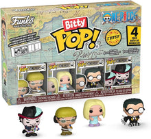 Funko Bitty Pop! 4-Pack: One Piece - Usopp, Kaya, Kuro, Bitty Pop! Chas