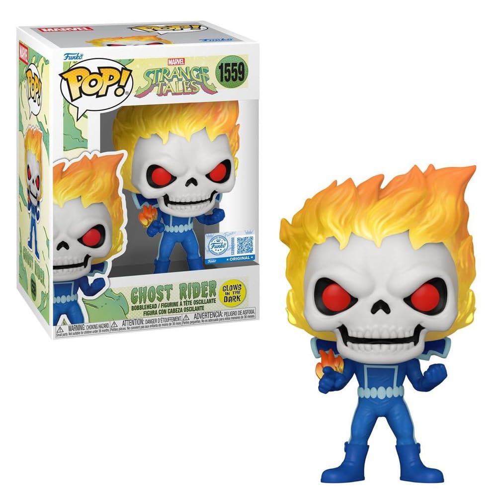 Funko Pop! Marvel: StrangeTales - Ghost Rider (Glows in The Dark) (Special Edit