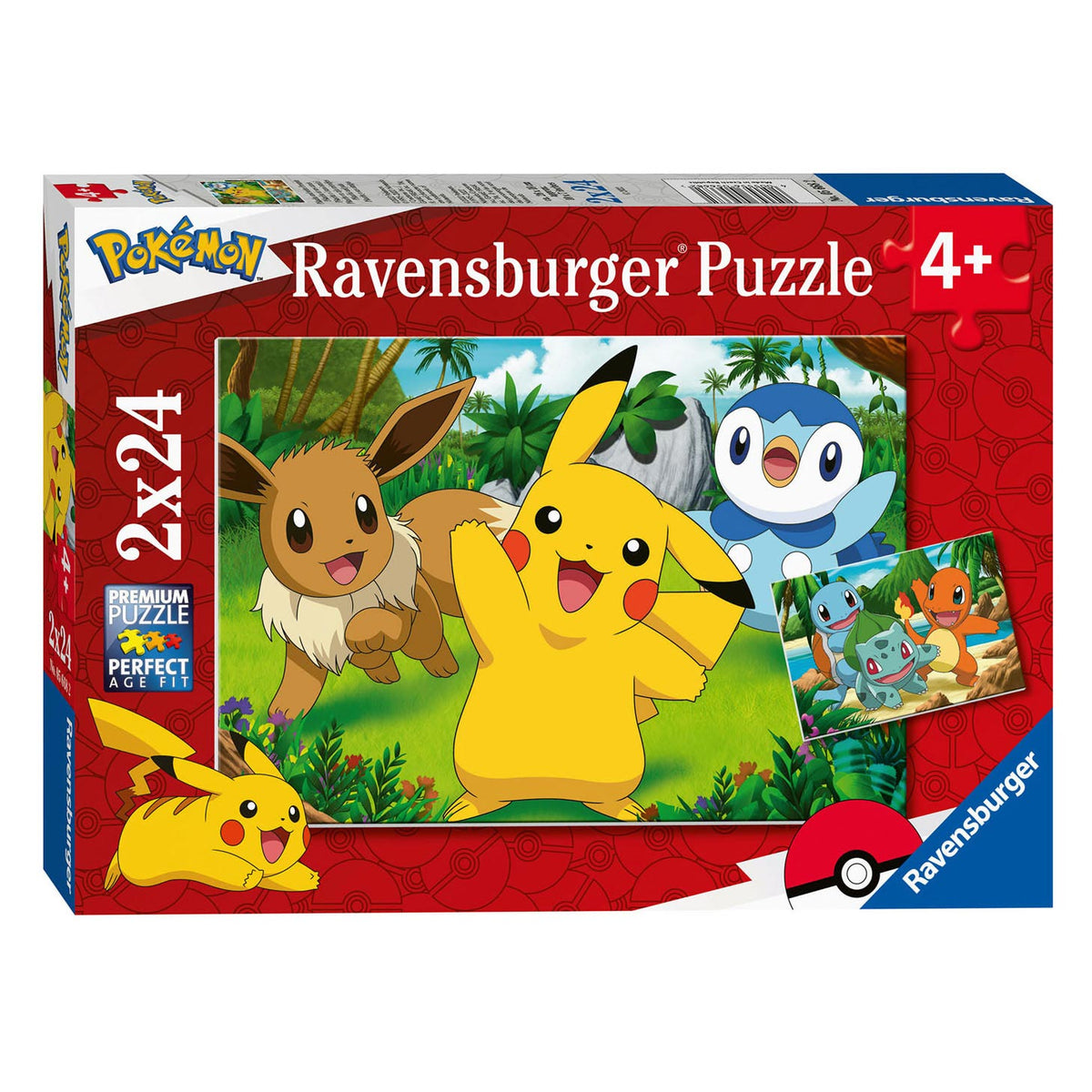 Ravensburger Puzzle: Pokemon Pikachu and Pals (2x24pcs)