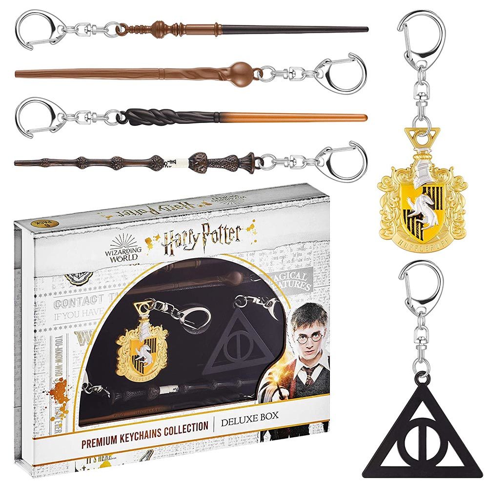 P.M.I. Harry Potter Metal Premium Keychains Collection - 6 Pack Deluxe Box (Ran