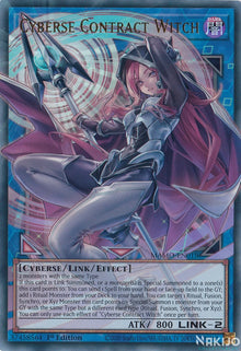 Cyberse Contract Witch (MAMO-EN018) (V.2 - Ultra Rare) Overframe