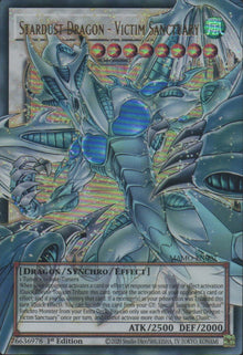 Stardust Dragon - Victim Sanctuary (MAMO-EN007) (V.2 - Ultra Rare) Overframe