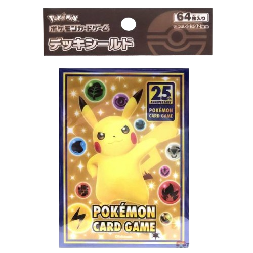 25th Anniverary Pokémon Card Game Sleeves Pack