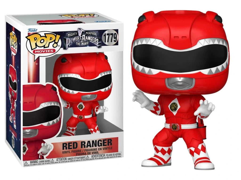 Funko Pop! Movies: Mighty Morphin Power Rangers The Movie - Red Ranger #1779