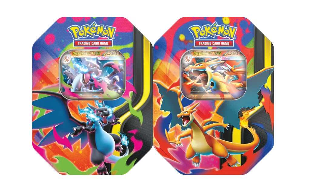 Mega Charizard X ex Tin (4 packs)