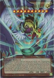 Winged Kuriboh Sabatiel LV10 (MAMO-EN006) (V.2 - Ultra Rare) Overframe